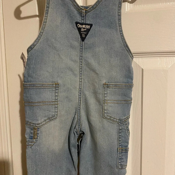 NWT Oshkosh B’Gosh Denim Overalls - Picture 7 of 7